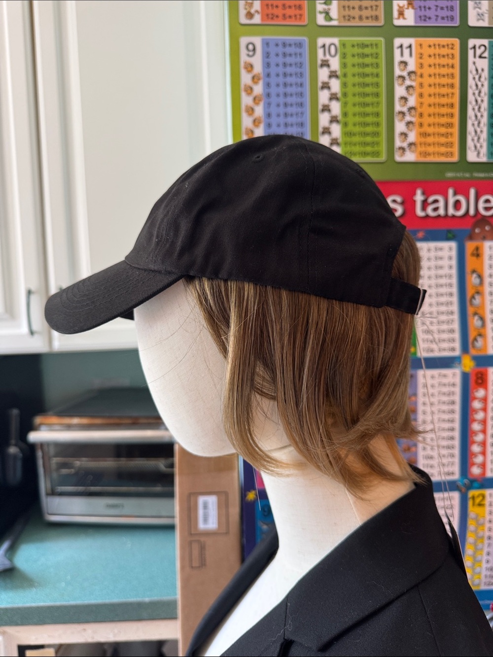 NWT Henry Margu 8225 Shorty Hat Black Color #24H18 - wig & hat